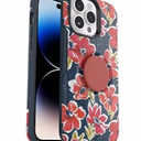OtterBox + Pop Symmetry Series Slim Case for iPhone 14 PRO (ONLY) with PopSockets PopGrip - Non-Retail Packaging - Black