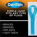 DenTek Floss Threaders for Braces, Bridges & Dental Implants, 50 Ct, 6 Pack