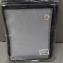 25 Pack of Menu Covers - Single Page, Fits 8.5 x 11 Inch Paper Menu Holder Double Stitched Restaurant Menu Covers-Silver