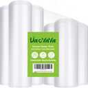 VacYaYa 6 Pack 8"x20'(3Rolls) and11"x20' (3Rolls) Vacuum Sealer Bags Rolls with BPA Free and Heavy Duty,Commercial Grade Vaccume Seal Bags Rolls Work with Any Types Vacuum Sealer