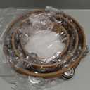 Wooden Hand Held Percussion Tambourine with Storage Bag - 6+8+10 Inches, Ideal for Church, Wedding, Party, Dance, Photo Shoot