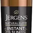 Jergens Natural Glow Instant Sun Body Mousse, Self Tanner for Ultra Deep Bronze Tan, Sunless Tanning Body Bronzer, Natural Looking Fake Tan, 6 Oz