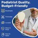 12-Pack Metatarsal Foot Pads for Pain Relief - 1/4 Thick, Ball of Foot Cushions for Women and Men, Forefoot and Sole Support, Metatarsalgia Mortons Neuroma. Metatarsal Pads Ball of Foot Cushions.