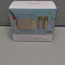 Mini Karaoke Machine for Kids with 2 Wireless Microphone, Portable Bluetooth Speaker, Kids Karaoke Machine to Sing Anywhere, for Girls, Ideal for Party, Birthday, Family Meeting (Pink)