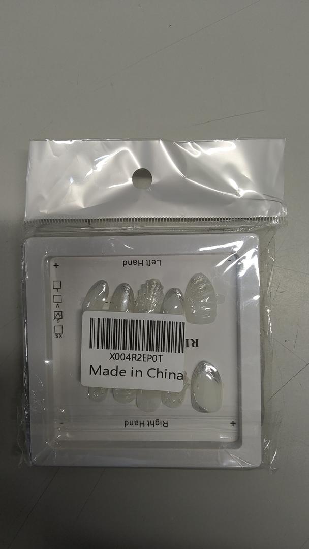 Right Nails And Left Hand Set White, S