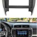 Auto Parts 2 Din Head Unit Car Radio Fit for Toyota Camry/Aurion 2015-2018 Stereo Audio Player Panel Kit Frame Bezel Faceplate Fashionable(Fascia,10.1 inch)
