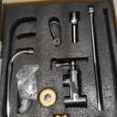 21" Height Commercial Faucet with Sprayer, 8" Adjustable Center & 8" Add-on Swing Spout, Wall Mount Pre Rinse Commercial Sink Faucet for Commercial Restaurant Industrial Kitchen