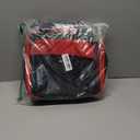 Impact Wrench Case Compatible with Milwaukee 2967-20/ Dewalt DCF900B/DCF891B/DCF961B/DCF899B Impact Wrench Kit,Tool Bag Compatible with Milwaukee Impact Battery and Charger,Bag Only (Black red)