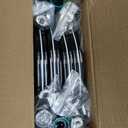 Sprinkler Hose with Holes, Flat Soaker Hose 100 Ft (25 ft 4pack) with Garden Staples and Splitters, Watering Drip Irrigation Hoses for Lawn, Vegetable and Garden Beds (100 ft)