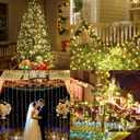 Clear Christmas Lights 66FT 200 Incandescent Bulbs Warm White Mini Lights with White Wire for Christmas Tree, Garland, Thanksgiving, Wedding, Party, Home, Indoor & Outdoor Festival Decoration