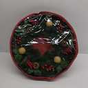 noodunch Christmas Wreath Storage Container Wreath Storage Bag 1 Pcs 24 Inch with Zipper and Sturdy Carrying Handle for Christmas Wreath Storage