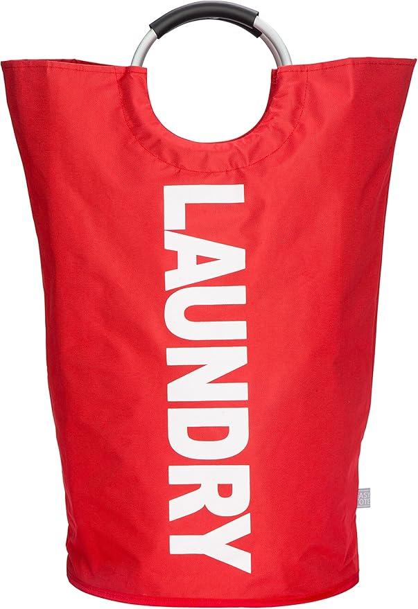 MiMM Laundry Hamper, Red