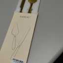 SANEXC Cake Cutting Set for Wedding - Extended Cake Knife And Server Set Thickened Stainless Steel Cake Cutter and Pie Spatula Great for Birthday Anniversary Christmas Gift Silver 2 Pcs