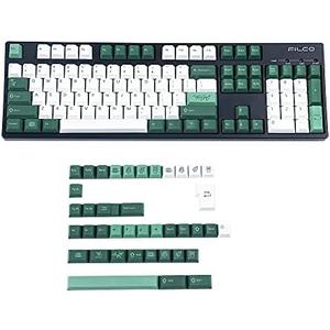 144 Keys Botanical Cherry Profile PBT Dye Sub Keycaps for MX Mechanical Keyboard GMMK Filco Ducky 104 TKL GK61 KBD75 96 GK64 68 (144 Key Botanical)