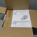 Black Flush Mount Ceiling Light Fixture, 12 Inch Modern Light Fixtures Ceiling, 3 Lights Crystal Chandelier Lighting for Living Room Dining Room Bedroom Kitchen Hallway Entryway, XDD006-3-BK-M-1