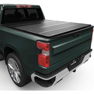 AUTOSAVER88 Hard Quad Fold Truck Bed Tonneau Cover Fit for Chevy Silverado/GMC Sierra 1500 New Body Style 2019-2025 with 6.6ft Bed Without Multi-Flex Tailgate