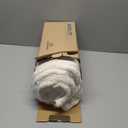 BEDELITE King Size Blanket for Bed, 300GSM Soft & Warm Fleece Blanket, Decorative and Giftable Striped Cream White Blankets for Women, Men, 108"x90"