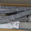 Metal Table Legs 28 Inch,Table Legs Replacement Heavy Duty Square Tube Desk Legs Furniture Legs for Coffee Table, Dining Table Set of 2 (28"X 17.7")