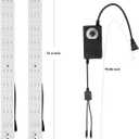 4pcs LED Light Boards with 2pcs Dimmable AC/DC Power Adapters for Konseen Product Photography Light Box,110V~220V, 96 LEDs Lamp Beads on Each Light Board