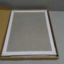 2-Pack Double-Sided Cork Board with Linen, 16" x 12" Hanging Wood Framed Bulletin Board, Picture Display Vision Board Kit Corkboards for Wall School Office Decor, 20 Pushpins (Vintage White)