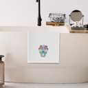 Chinoiserie Hydrangea Bathroom Hand Towels, Grandmillennial Floral Dish Tea Towels for Kitchen Decor, Vintage Hydrangea Flower Hand Towel for Bathroom Decor, 16x24 Inch