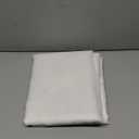 SpaceDresser Basic Rod Pocket Sheer Voile Window Curtain Panels White 1 Pair 2 Panels 52 Width 95 Inch Long for Kitchen Bedroom Children Living Room Yard(White,52 W x 96 L)