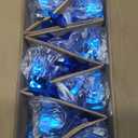 BLUE PANDA Blue Balloon Weights - 4.5 In H x 2.5 In Dia, 6 Oz, Metallic Foil, Pack of 15 - Table Weights