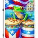 IVN Puerto Rico Coqui Frog Garden Flag 12x18 Inch Double Sided