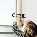 4 Pack U-Shaped Sliding Cabinet Locks Multifunctional Child Safety Lock Adjustable Baby Proof Clips for Home Cabinets Refrigerator Doors Cabinet Knobs and Window Handles (Black)