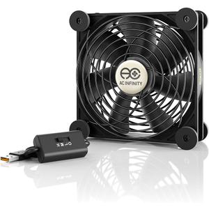 AC Infinity MULTIFAN S3, Quiet 120mm USB Fan, UL-Certified for Receiver DVR PlayStation Xbox Computer Cabinet Cooling