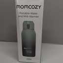 Momcozy Portable Milk Warmer for Travel  Dual Heating Modes for Breast Milk & Water, Portable Bottle Warmer with Fast Heating & Long Battery Life, 17 Ounces Large Capacity to Meet Your All-Day Needs (Green)