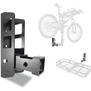 Hitch Wall Mount, Free Loader Hitch Holder & Garage Bike Rack Wall Mount, Heavy Duty Vertical Storage, Fits 2" Receiver, for Bike Rack, Cargo Carrierwith Powder Coated Finish