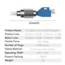 3 x GESD Visual Fault Locaotr Adapter, FC Male to LC Female Connector, 2.5mm to 1.25mm Hybrid Fiber Optical Convertor Adapter for Optical Power Meter, Single Mode 9/125um for VFL Connector