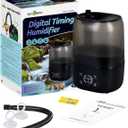 REPTI ZOO 4L Reptile Fogger Mister Tank, Terrariums Digital Tank Timing Humidifier Smart Touch Screen Adjustable Fogger for Reptiles Amphibians Herps
