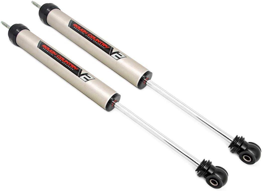 Rough Country 0.5-2.5" V2 Monotube Front Shocks for 07-18 Wrangler JK - 760826_A