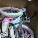 Glerc Petal Girls Bike 12-18 Inch for Ages 2-9, Kids Bike with Training Wheels, Basket & Streamers, Princess Style Kids Bicycle, for Girls
