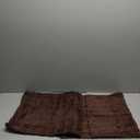 2 Packs Dark Brown Decorative Throw Pillow Covers 18x18 Inch Soft Corduroy Striped Boho Pillow Cases Square Cushion Covers for Couch Sofa Bed Farmhouse Home Décor