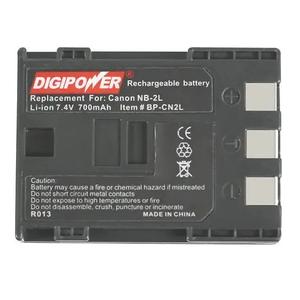 Digipower - 7.4V Lithium-Ion Battery for select Canon Digital Cameras, Canon Digital Battery Original NB-2LH for EOS 400D Camera