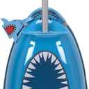 Rockland Jr. Kids' My First Hardside Spinner Luggage, Carry-On, Shark, 17"