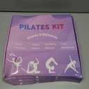 Home Pilates Kit for Women - 14 Pcs Pilates Equipment Set with Pilates Ring and Ball, 5 Resistance Bands Etc Accessories for Beginners Home Workouts - Includes Workout Guide