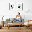 16x20 Frames Black, Aluminum Poster Frame with Real Glass, Display Photo 11x14 with Mat or 16 x 20 without, Modern Metal Picture Frames for Wall, Horizontal or Vertical Wall Mounting