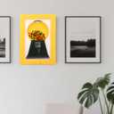 Handy Candy Frame, Candy Dispenser Picture Frame Wall Mount Creative Innovative Gumball Machine for Desk Countertop or Kids Adults Office Room Sweet Display