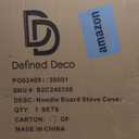 Bamboo Noodle Board Stove Cover for Electric and Gas Stoves - Sink Cover, 30"L x 22"W x 2.5H" - Double-Sided Usable