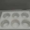 Round Glass Vases Set of 6, Clear Flower Vases for Centerpieces, Glass Bowl Vase, Small Round Vase for Living Room, Bedroom, Kitchen, Dining Table, Office, Wedding, 4 Inches