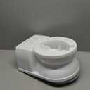 Real Feel 2-in-1 Potty with Wipes Storage, Flushing Sounds & Disposable Liners - Realistic Toilet - Easy to Clean & Assemble - Jool Baby (Gray)