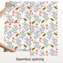 2 x Jeweluck Floral Wallpaper Peel and Stick Wallpaper Floral Contact Paper 17.7inch196.8inch Flower Bird Removable Wallpaper Peel and Stick Vintage Floral Wall Paper for Cabinets Decorative Vinyl