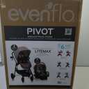 Evenflo Pivot Modular Travel System with LiteMax Infant Car Seat (Desert Tan)