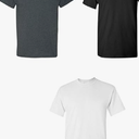 Gildan Blank T-Shirt - Unisex Style 5000 Adult, Large, Pack of 3
