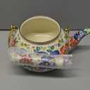 2.5L Enamel Tea Kettle, Bohemia Blue Flower Stovetop Teapot, Stylish Retro Steel Enamel Hot Water Kettle, Retro Classic Design Ideal Home Decor/Christmas Gift