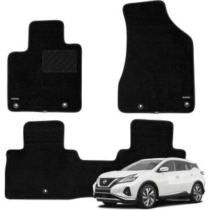 WENNEBIRD Superior Carpet Floor Mats for 2015-2024 Nissan Murano (Not for 2025), 0.6-Inch Ultra-Thick, Noise-Reducing, All-Weather Waterproof Anti-Slip 3-Pc Set